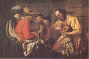 Gerrit van Honthorst The Tooth Puller (mk05) oil on canvas